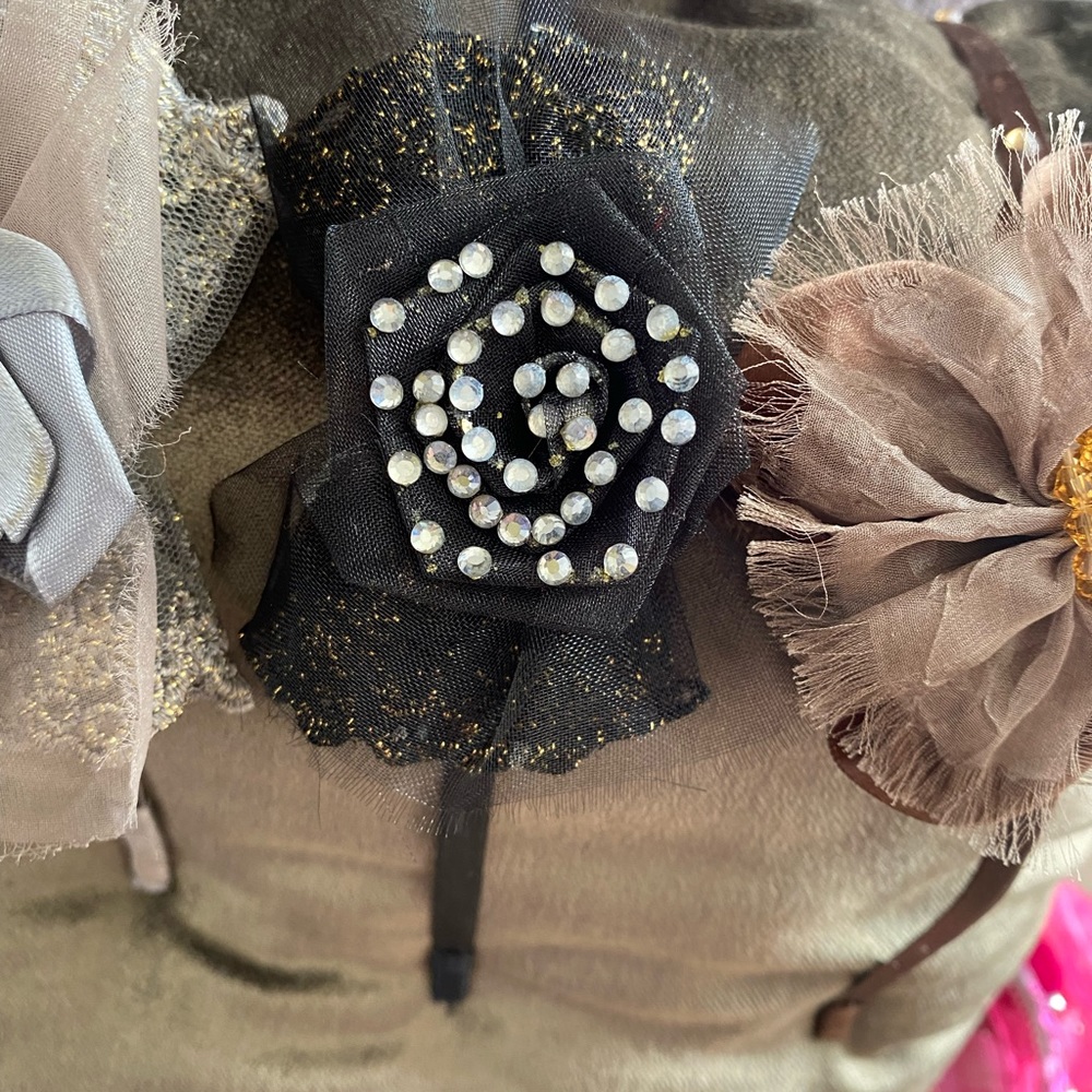 Set of 4 fancy headbands - Picture 4 of 9